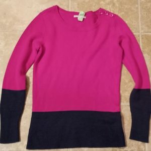Gap Women's Wool Blend Color Block Sweater Sz.S